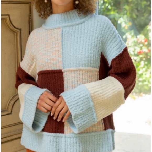 Last One POL Ultra Soft Mock Neck Sweater | Comfort Knit - Picture 2 of 4